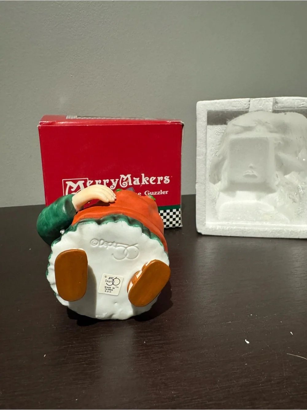 Dept 56 Merry Makers “Garrison the Guzzler” Porcelain Figurine-Original Box